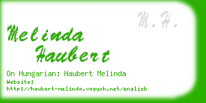 melinda haubert business card